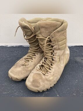 Belleville Boots Mens 12W Wide Flyweight C320 8" Leather Nylon Light Assault